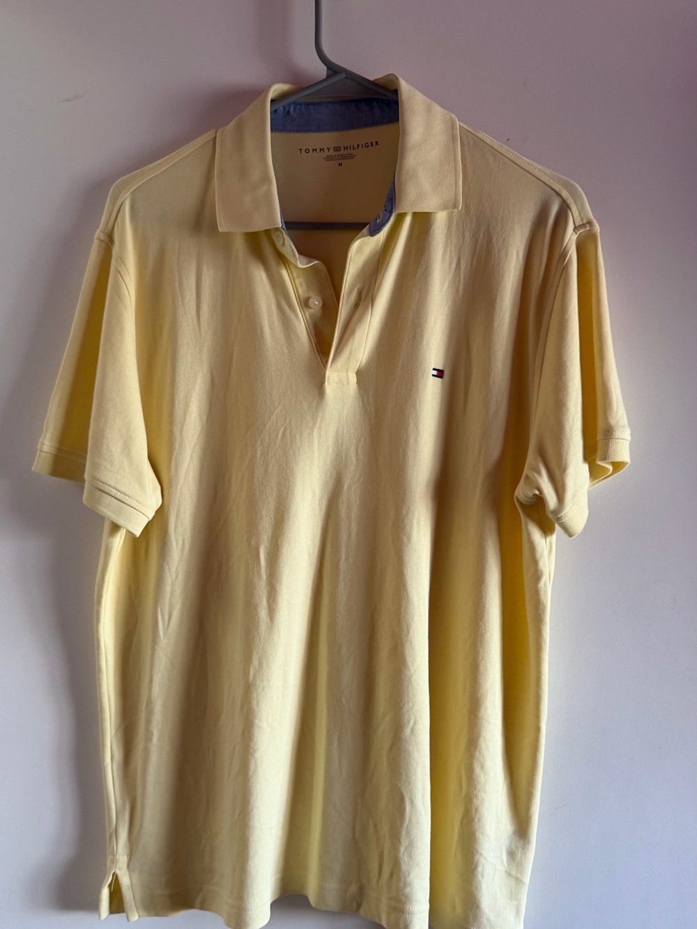 Tommy Hilfiger Light Yellow Polo Shirt